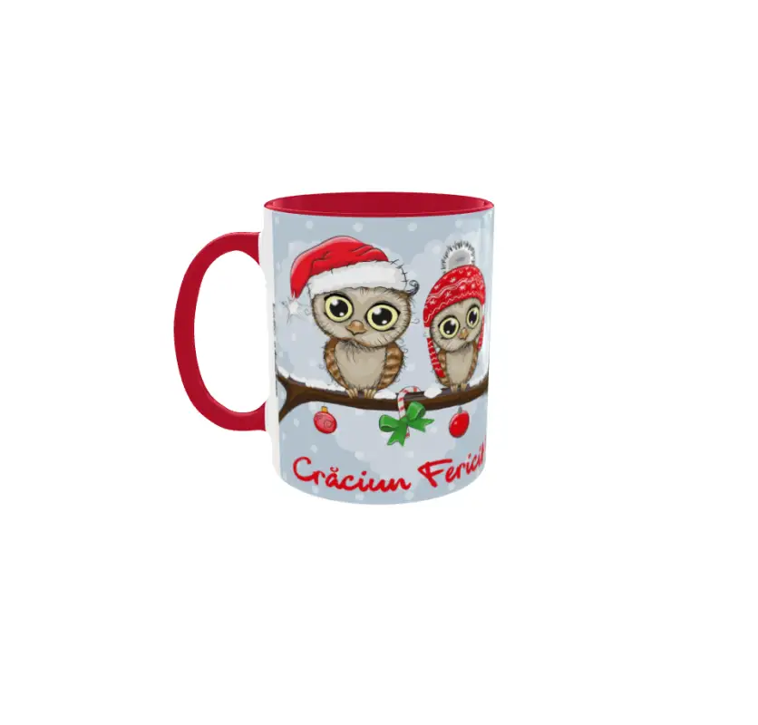 Craciun fericit, cana ceramica, 330ml, model cgs1710